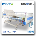 M301 dreifach manuell einstellbares Krankenhausbett